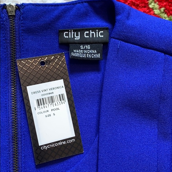City Chic NWT Royal blue dress - Picture 2 of 7